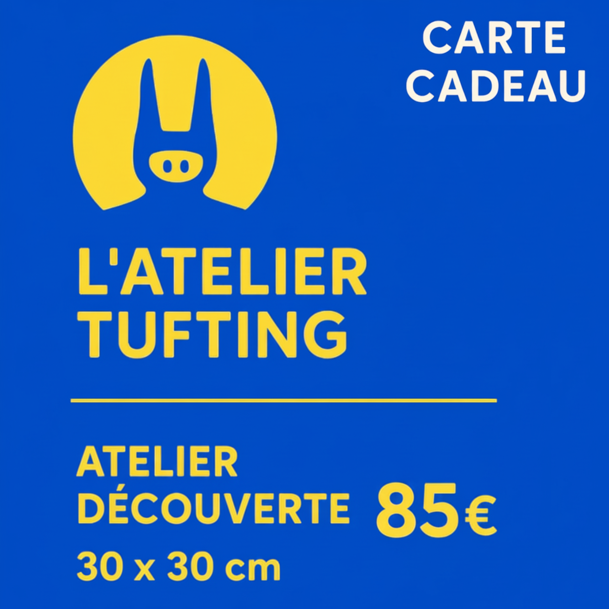 Carte Cadeau – Atelier Tufting
