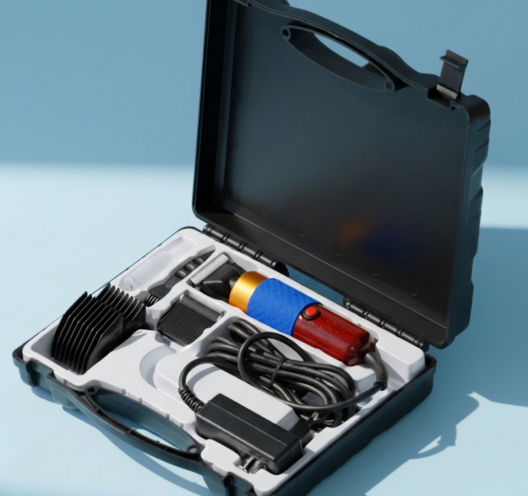 Kit Finition Tufting – Tondeuse Pro 200W + Guide de Tonte Clipsable