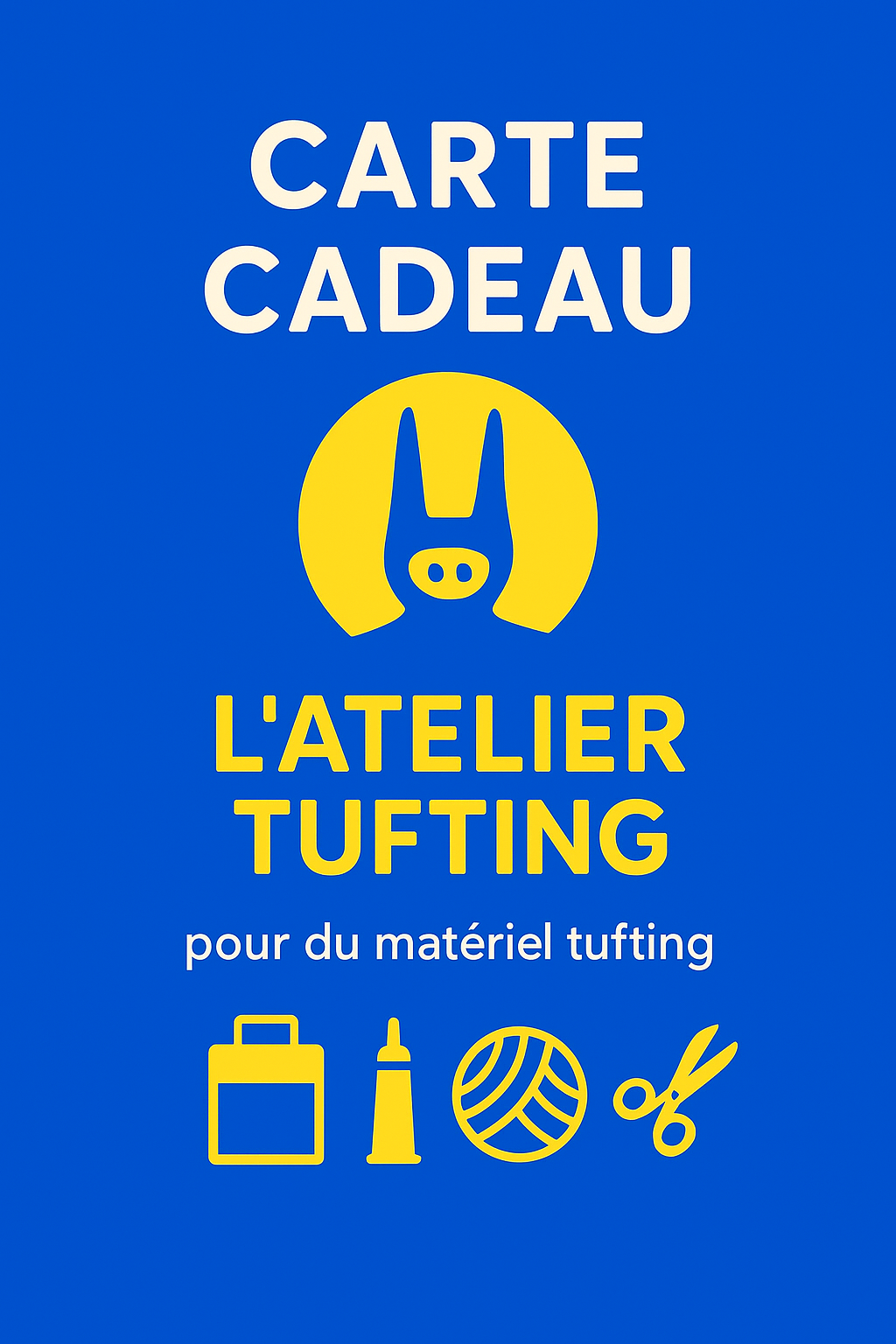 Carte Cadeau – Matériel de Tufting