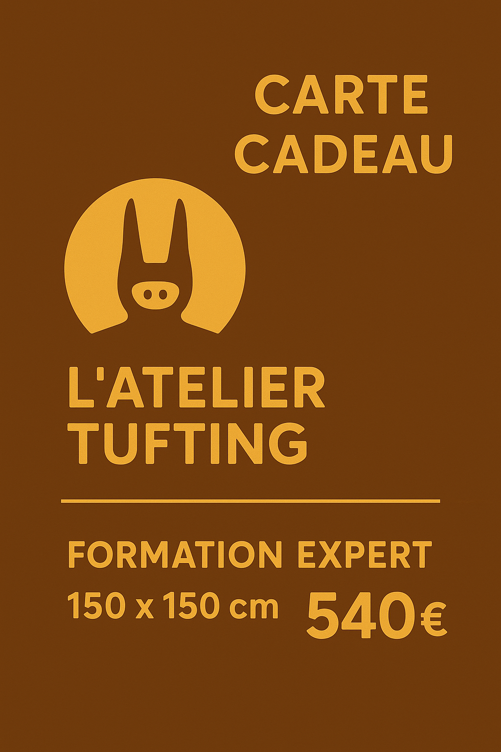 Carte Cadeau – Atelier Tufting