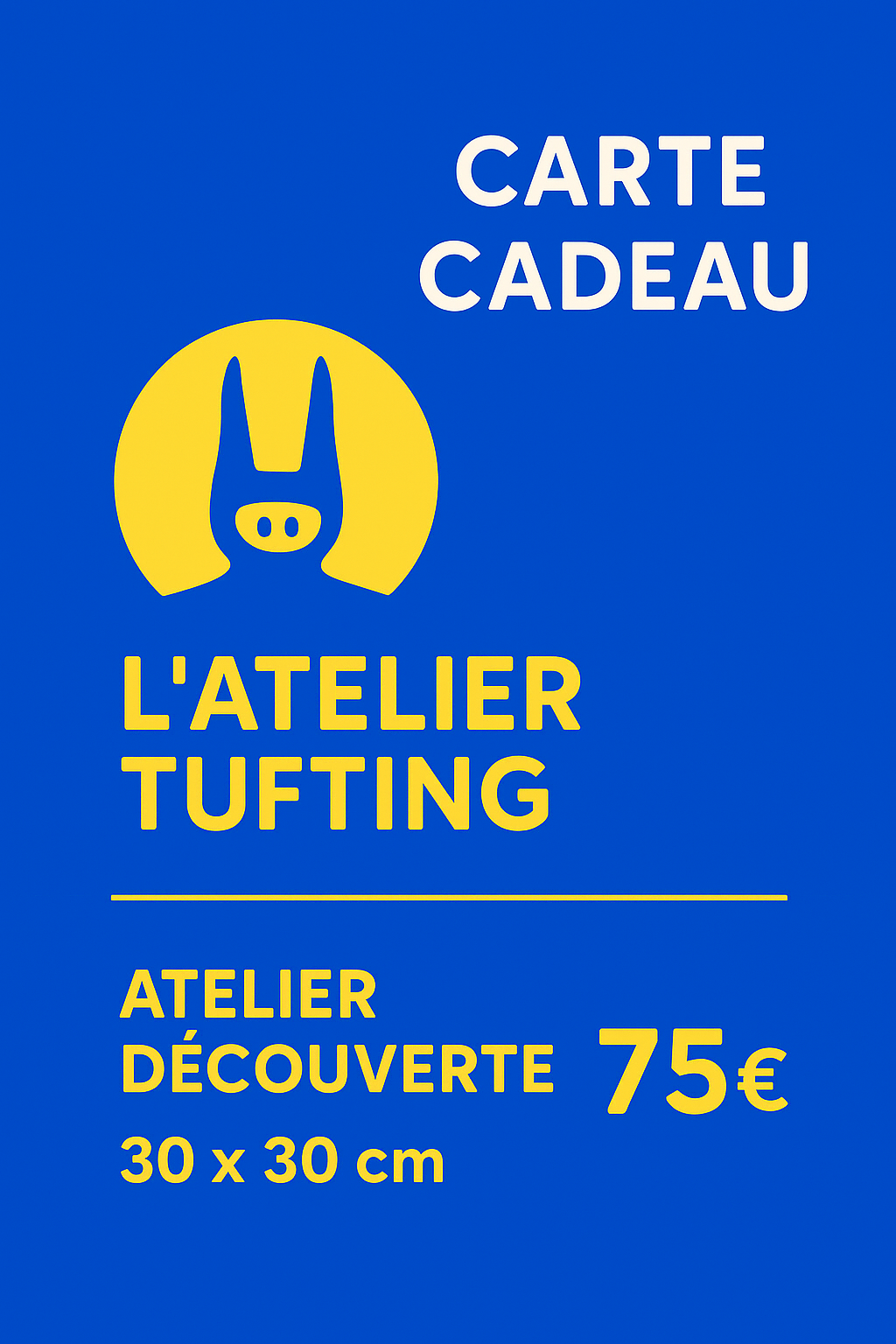 Carte Cadeau – Atelier Tufting